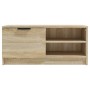Mueble de TV madera contrachapada roble Sonoma 80x35x36,5 cm en Muebles TV | Comprar online en Foru.es
