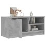Mueble de TV madera contrachapada gris hormigón 80x35x36,5 cm en Muebles TV | Comprar online en Foru.es
