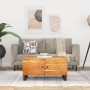 Mesa de centro madera maciza acacia y contrachapada 80x50x40 cm de vidaXL, Mesas de centro - Ref: Foro24-350637, Precio: 83,7...