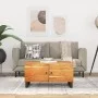 Mesa de centro madera maciza acacia y contrachapada 80x50x40 cm de vidaXL, Mesas de centro - Ref: Foro24-350637, Precio: 82,9...