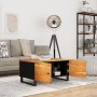 Mesa de centro madera maciza acacia y contrachapada 80x50x40 cm de vidaXL, Mesas de centro - Ref: Foro24-350637, Precio: 83,7...