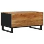 Mesa de centro madera maciza acacia y contrachapada 80x50x40 cm de vidaXL, Mesas de centro - Ref: Foro24-350637, Precio: 82,9...