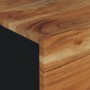 Mesa de centro madera maciza acacia y contrachapada 80x50x40 cm de vidaXL, Mesas de centro - Ref: Foro24-350637, Precio: 83,7...