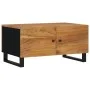 Mesa de centro madera maciza acacia y contrachapada 80x50x40 cm de vidaXL, Mesas de centro - Ref: Foro24-350637, Precio: 82,9...