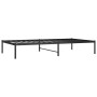 Estructura de cama metal negro 100x190 cm de vidaXL, Camas y somieres - Ref: Foro24-350840, Precio: 70,35 €, Descuento: %