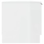 Mueble de TV madera contrachapada blanco brillo 102x35x36,5 cm en Muebles TV | Comprar online en Foru.es