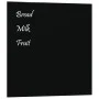 Pizarra magnética de pared vidrio templado negro 40x40 cm de vidaXL, Pizarras blancas - Ref: Foro24-347934, Precio: 21,34 €, ...