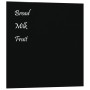 Pizarra magnética de pared vidrio templado negro 40x40 cm de vidaXL, Pizarras blancas - Ref: Foro24-347934, Precio: 21,80 €, ...