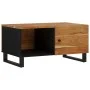 Couchtisch aus massivem Akazienholz und Sperrholz, 80 x 50 x 40 cm von vidaXL, Couchtisch - Ref: Foro24-350633, Preis: 87,64 ...