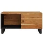 Couchtisch aus massivem Akazienholz und Sperrholz, 80 x 50 x 40 cm von vidaXL, Couchtisch - Ref: Foro24-350633, Preis: 87,64 ...