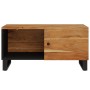 Mesa de centro madera maciza acacia y contrachapada 80x50x40 cm de vidaXL, Mesas de centro - Ref: Foro24-350633, Precio: 88,9...