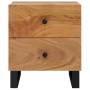 Mesitas de noche 2 uds madera maciza de acacia 40x33x46 cm de vidaXL, Mesitas de noche - Ref: Foro24-345217, Precio: 169,57 €...