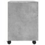 Archivador ruedas madera contrachapada gris hormigón 45x38x54cm en Armarios y almacenamiento | Comprar online en Foru.es