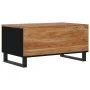 Couchtisch aus massivem Akazienholz und Sperrholz, 80 x 50 x 40 cm von vidaXL, Couchtisch - Ref: Foro24-350633, Preis: 87,64 ...