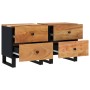 Mesitas de noche 2 uds madera maciza de acacia 40x33x46 cm de vidaXL, Mesitas de noche - Ref: Foro24-345217, Precio: 169,57 €...