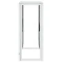 Mesa consola acero inoxidable y vidrio 70x30x70 cm de vidaXL, Mesas auxiliares - Ref: Foro24-350033, Precio: 170,48 €, Descue...
