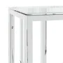 Mesa consola acero inoxidable y vidrio 70x30x70 cm de vidaXL, Mesas auxiliares - Ref: Foro24-350033, Precio: 170,48 €, Descue...