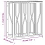 Mesa consola acero inoxidable y vidrio 70x30x70 cm de vidaXL, Mesas auxiliares - Ref: Foro24-350033, Precio: 173,74 €, Descue...