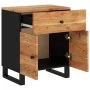 Mesita de noche madera acacia madera contrachapada 50x33x60 cm de vidaXL, Mesitas de noche - Ref: Foro24-350669, Precio: 98,3...