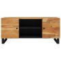 Mueble de TV madera maciza de acacia 105x33x46 cm de vidaXL, Muebles TV - Ref: Foro24-345221, Precio: 117,65 €, Descuento: %