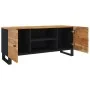 Mueble de TV madera maciza de acacia 105x33x46 cm de vidaXL, Muebles TV - Ref: Foro24-345221, Precio: 124,07 €, Descuento: %