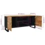 Mueble de TV madera maciza de acacia 105x33x46 cm de vidaXL, Muebles TV - Ref: Foro24-345221, Precio: 124,07 €, Descuento: %