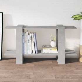 Estantería madera contrachapada gris hormigón 100x30x51 cm en Librerías y estanterías | Comprar online en Foru.es
