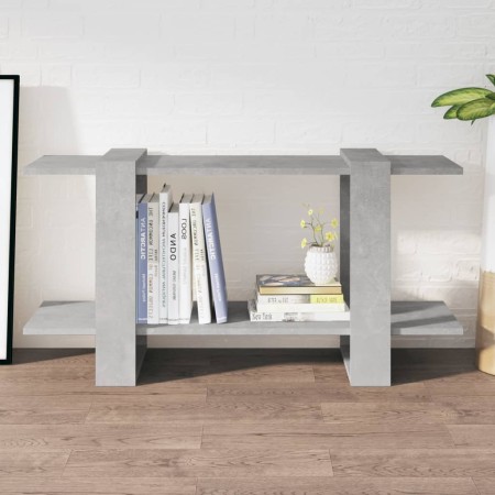 Estantería madera contrachapada gris hormigón 100x30x51 cm en Librerías y estanterías | Comprar online en Foru.es