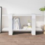 Estantería madera contrachapada blanco brillante 100x30x51 cm en Librerías y estanterías | Comprar online en Foru.es