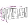 Mesa de centro acero inoxidable y madera maciza reciclada de vidaXL, Mesas de centro - Ref: Foro24-350053, Precio: 116,37 €, ...