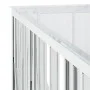 Mesa de centro acero inoxidable y vidrio 100x100x50 cm de vidaXL, Mesas de centro - Ref: Foro24-350065, Precio: 219,18 €, Des...