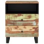 Mesita de noche madera reciclada y contrachapada 50x33x62 cm de vidaXL, Mesitas de noche - Ref: Foro24-350666, Precio: 132,02...