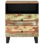 Recycled and plywood bedside table 50x33x62 cm by vidaXL, Nightstands - Ref: Foro24-350666, Price: 129,43 €, Discount: %