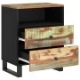 Recycled and plywood bedside table 50x33x62 cm by vidaXL, Nightstands - Ref: Foro24-350666, Price: 129,43 €, Discount: %