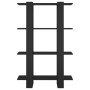Estantería de libros/divisor de espacios negro 80x30x123,5 cm en Librerías y estanterías | Comprar online en Foru.es