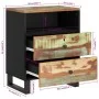 Recycled and plywood bedside table 50x33x62 cm by vidaXL, Nightstands - Ref: Foro24-350666, Price: 129,43 €, Discount: %