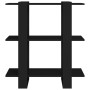 Estantería/divisor de espacios negro 80x30x87 cm en Librerías y estanterías | Comprar online en Foru.es
