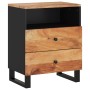 Mesita de noche madera acacia madera contrachapada 50x33x62 cm de vidaXL, Mesitas de noche - Ref: Foro24-350665, Precio: 126,...