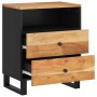 Mesita de noche madera acacia madera contrachapada 50x33x62 cm de vidaXL, Mesitas de noche - Ref: Foro24-350665, Precio: 126,...