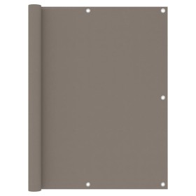 Toldo para balcón de tela oxford gris taupé 120x400 cm en Sombrillas | Comprar online en Foru.es