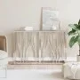 Stainless steel and glass console table 110x30x70 cm by vidaXL, Side tables - Ref: Foro24-350025, Price: 197,58 €, Discount: %