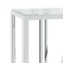 Stainless steel and glass console table 110x30x70 cm by vidaXL, Side tables - Ref: Foro24-350025, Price: 197,58 €, Discount: %