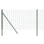 Cerca de alambre de acero galvanizado verde 1x10 m de vidaXL, Paneles de vallas - Ref: Foro24-154081, Precio: 72,77 €, Descue...