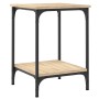 Mesa de centro madera de ingeniería roble Sonoma 40x40x55 cm de vidaXL, Mesas de centro - Ref: Foro24-832824, Precio: 39,26 €...