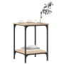 Mesa de centro madera de ingeniería roble Sonoma 40x40x55 cm de vidaXL, Mesas de centro - Ref: Foro24-832824, Precio: 39,26 €...