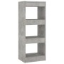 Estantería/divisor madera ingeniería gris hormigón 40x30x103 cm en Librerías y estanterías | Comprar online en Foru.es