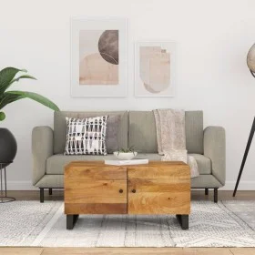 Solid mango wood and plywood coffee table 80x50x40 cm by vidaXL, Coffee table - Ref: Foro24-350639, Price: 74,64 €, Discount: %