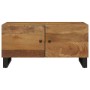Mesa de centro madera maciza mango y contrachapada 80x50x40 cm de vidaXL, Mesas de centro - Ref: Foro24-350639, Precio: 75,33...