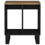 Mesa auxiliar madera maciza mango y tecnológica 40x31x46 cm de vidaXL, Mesitas de noche - Ref: Foro24-350647, Precio: 41,12 €...