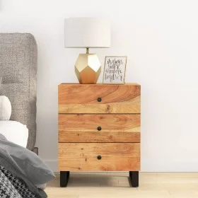Nachttisch aus Sperrholz aus Akazienholz, 50 x 33 x 62 cm von vidaXL, Nachttische - Ref: Foro24-350661, Preis: 166,29 €, Raba...